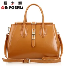 Free Shpping 2016 Spring Handbag European Fashion Leather Shoulder Bag Ms. Messenger Portable Bag Female Large Capacity Totes