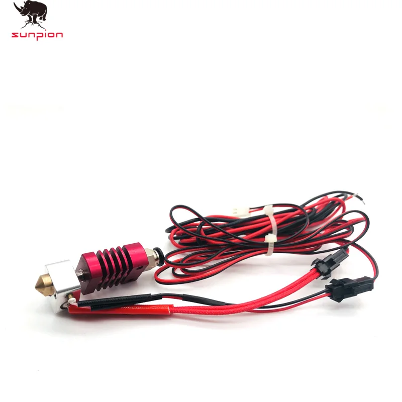 

SUNPION 1Set MK10 Assembled Extruder Hot End kit for CREALITY 3D Printer CR-8 1.75mm 0.4mm Nozzle printer aluminum heating block