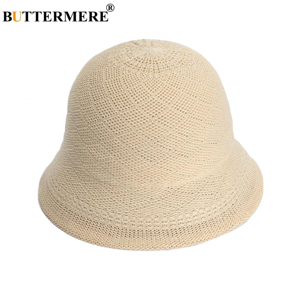 Buy BUTTERMERE Women Bucket Hat Cotton Beige Fishing