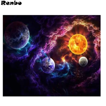 

Landscape 5D DIY Diamond Painting Full Square drill Cross Stitch"Universe"Diamond Embroidery sale Diamond Mosaic home Decoration