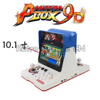 

Pandora box 9d 2500 in 1 arcade game console plastic mini 10 inch dual screen 2 Player bartop 3d tekken 1 2 3 Mortal Kombat 1 2