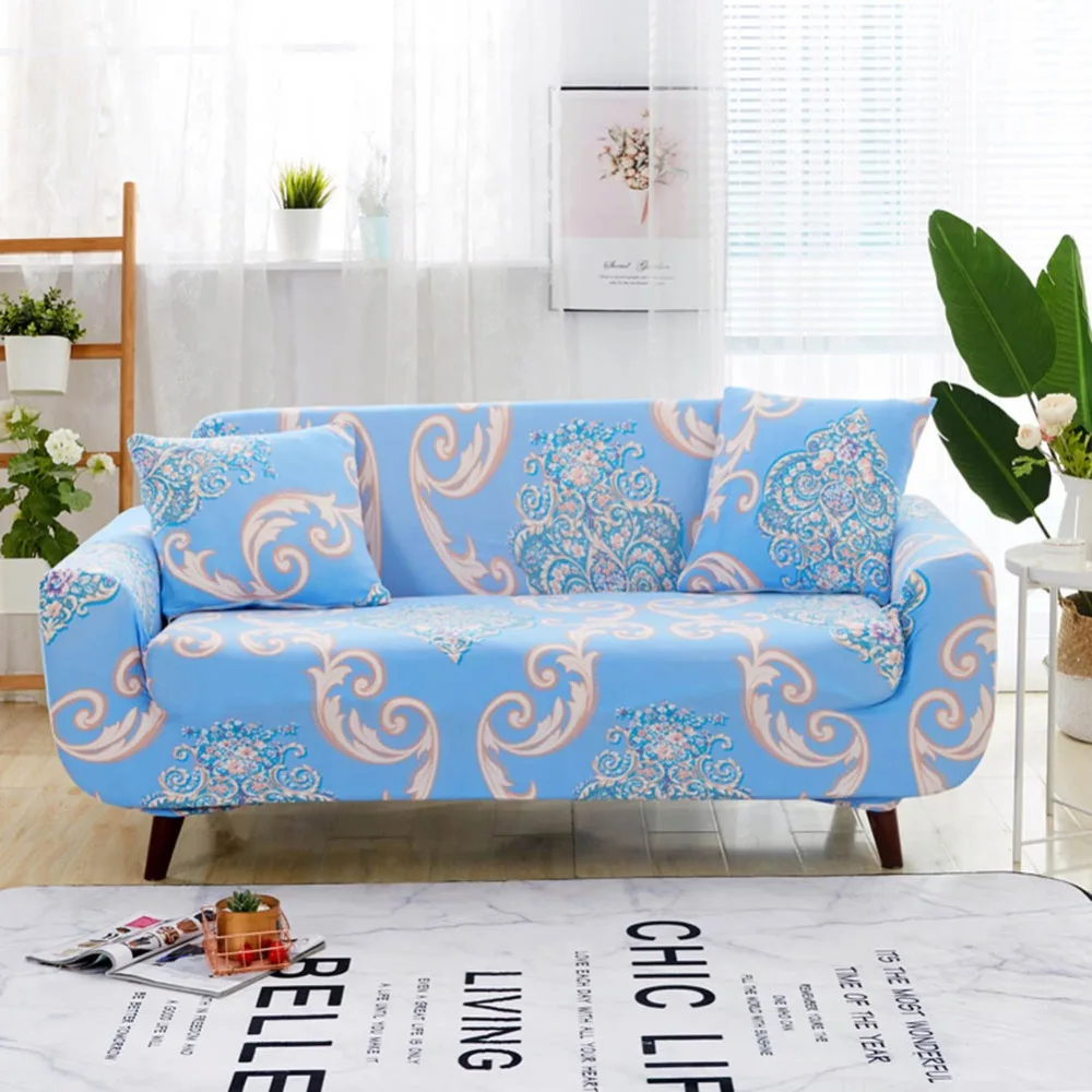

Meijuner Sofa Cover Universal Slipcover All Inclusive Pretty Little Flower Pattern Non-slip Leather Sofa Cover For living Room
