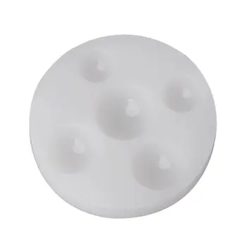 

DIY Jewelry Making Necklace Pendant Stone 5pcs Semicircle Fondant Decoration Handmade Tools Silicone Mold