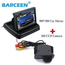 800*480 foldable car display monitor with 170 degree car rear reserve camera for Toyota Corolla (2007~2011) /Vios (2009 ~2010)