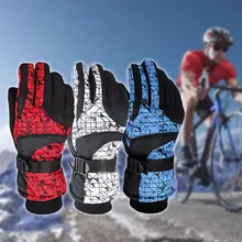 Спорт на открытом воздухе Ездовые перчатки Сноуборд горнолыжные Прихватки для мангала зимний теплый ветрозащитный Водонепроницаемый унисекс Прихватки для мангала для Для мужчин и Для женщин