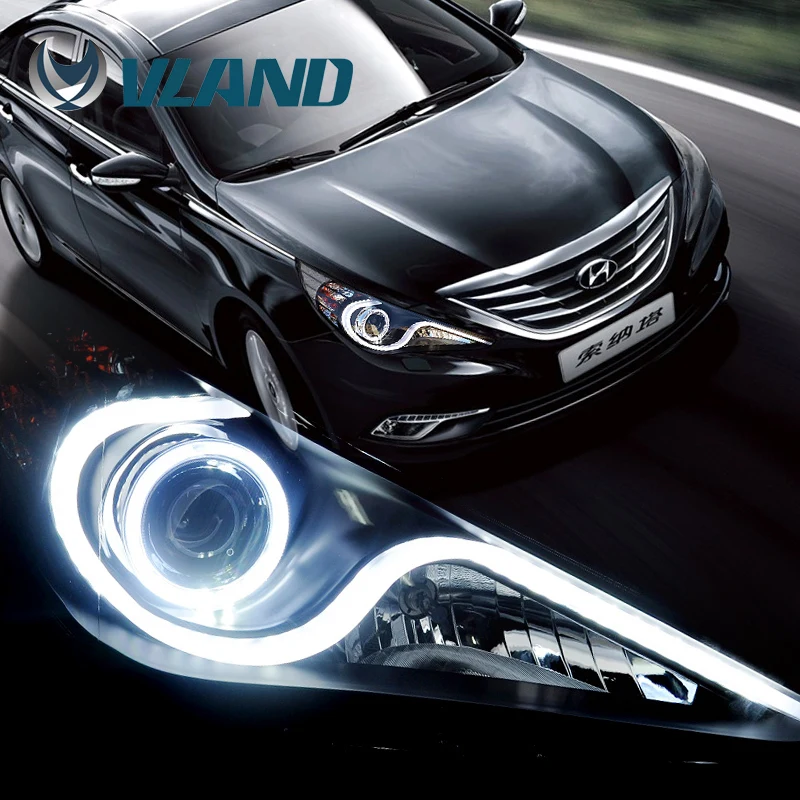 VLAND фабрика для автомобиля фара Sonata светодиодный головной светильник 2012 2013 2014 2015