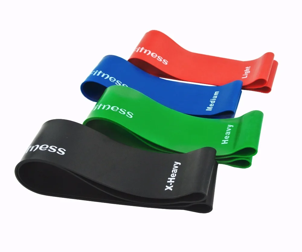 Free shipping Resistance Band Set Latex Gym Strength Training Rubber