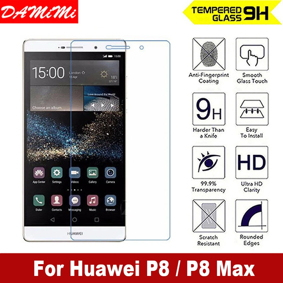 9 H 2.5D Экран протектор Закаленное Стекло для Huawei P8 Max Взрывозащищенный Защитная