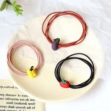 1 шт. свежие и прекрасные овощи головы веревка взрослых простой галстук волос резинкой хвост пони аксессуары для волос G0503