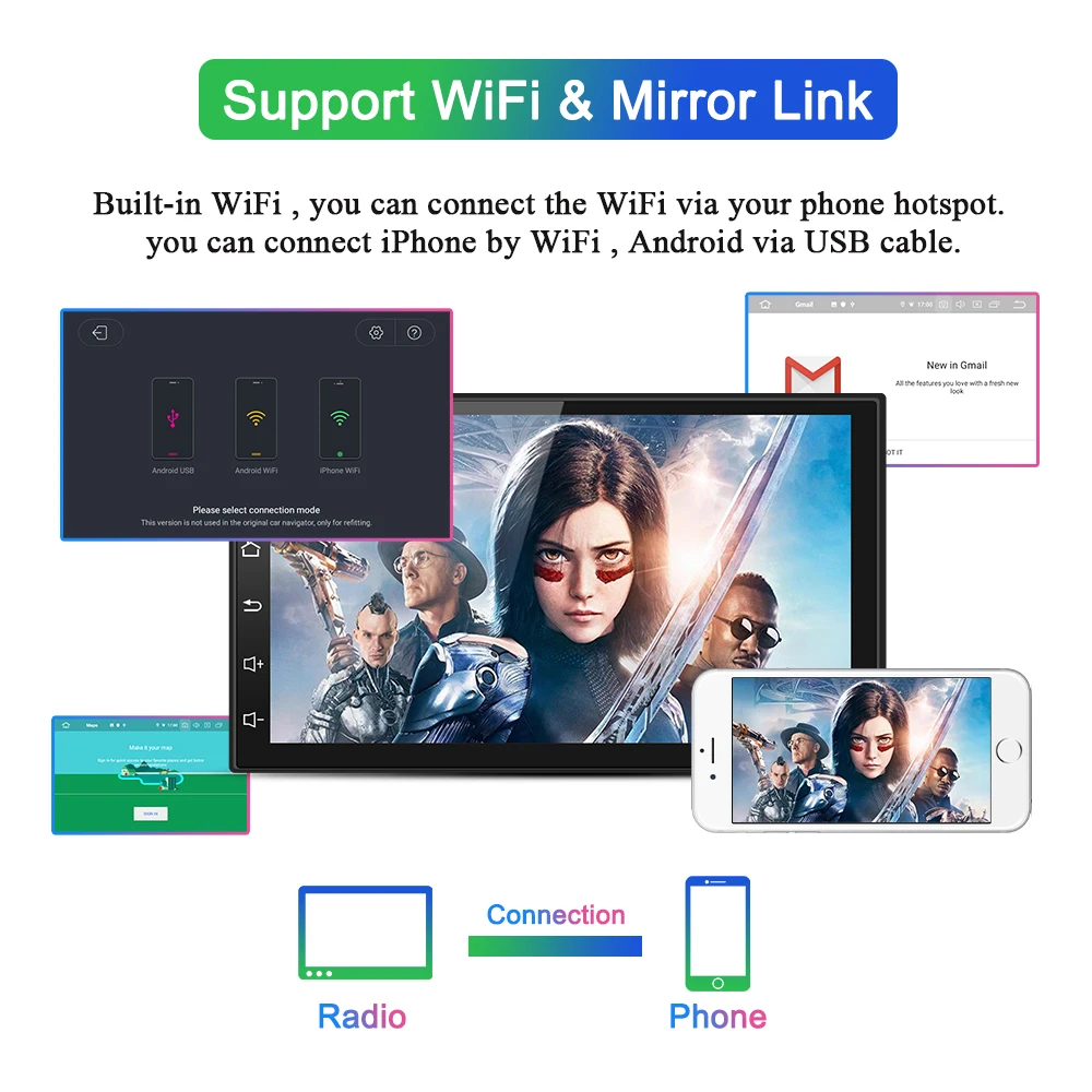 Top Navivox 10.1" Android 9.1 Universal Car Multimedia Player 2 Din Car Radio Universal DVD GPS Navigation Bluetooth DSP RDS SWC 4 Top Navivox 10.1" Android 9.1 Universal Car Multimedia Player 2 Din Car Radio Universal DVD GPS Navigation Bluetooth DSP RDS SWC 4