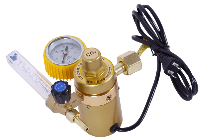 220V CO2 Pressure Reducer CO2 Regulator Welder Reducing Valve Welding