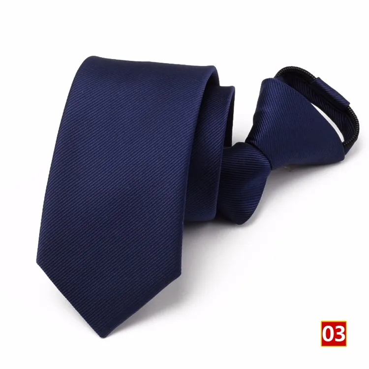 Высокое качество 6 см тонкий Галстуки для Для мужчин 2017, Новая мода молния галстук Для мужчин в полоску Бизнес костюм галстук в горошек