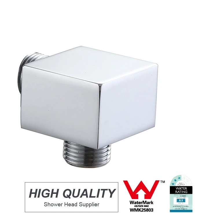 wall mounted Chrome Solid BRASS shower head Connector shower Water outlet Spout Bathroom