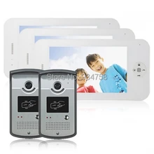 2V3 7 Inch TFT Digital Color LCD Monitor 1/3 CMOS Night Vision Camera Door Phone System