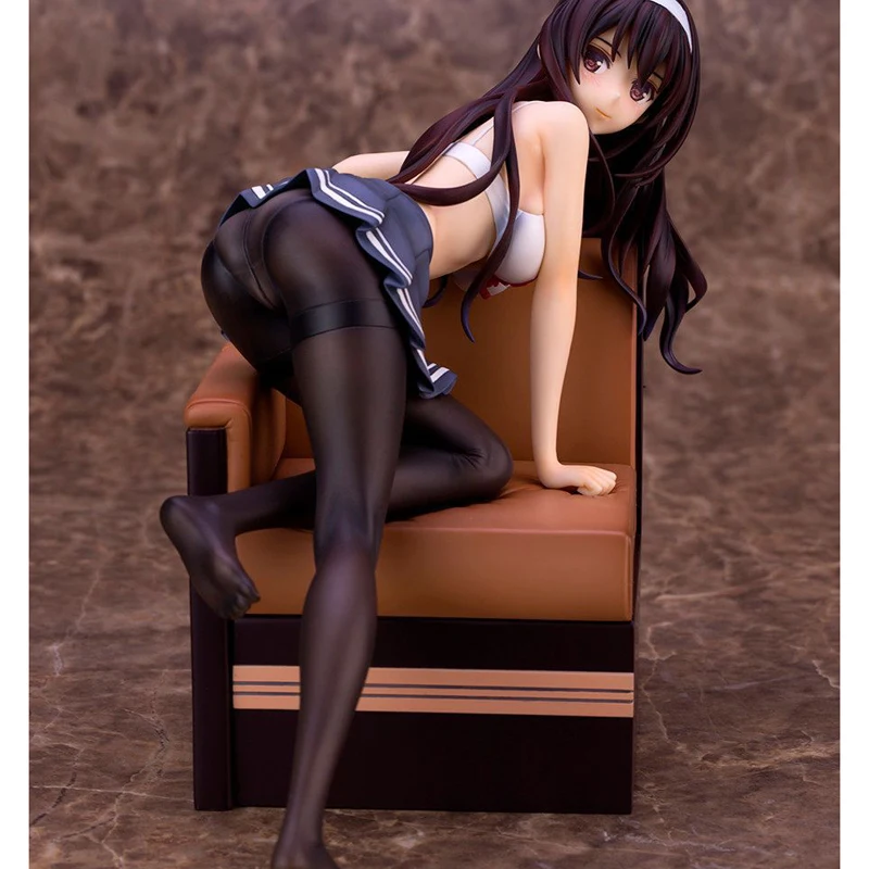 

HOT Sale ! Campione the Sexy Figures Japan Girls Xia Zhiqiu Yu Yu Dressing Sofa 19cm Big Breast Anime Doll Collectibles Model