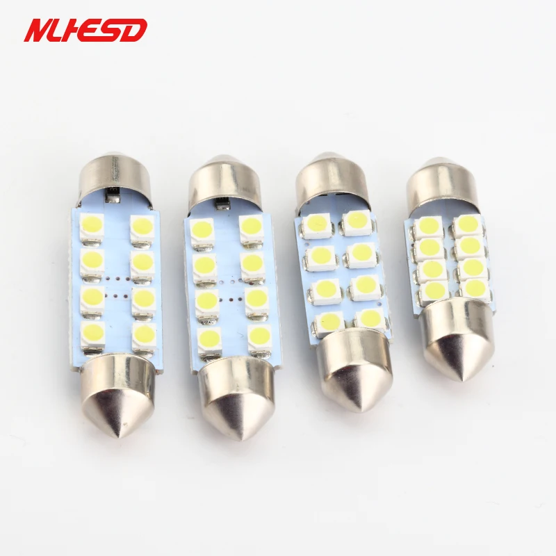 10 шт. автомобильный светильник C5W 31 мм 36 39 41 белый 3528 1210 8SMD 8LED Festoon Dome лампа