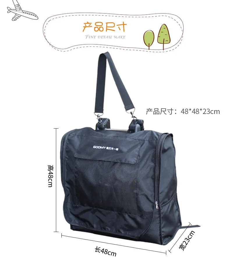 New Baby stroller Storage Bag Travel Bag Buggy Shoulder Straps trolley travel cart carrying For Yoya Yoyo Pram Accessories baby stroller accessories girly