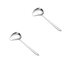 2 шт., креативная ложка из нержавеющей стали с длинной ручкой, ложка для кухни, бара, инструменты, кофейная ложка из нержавеющей стали с длинной ручкой Y1
