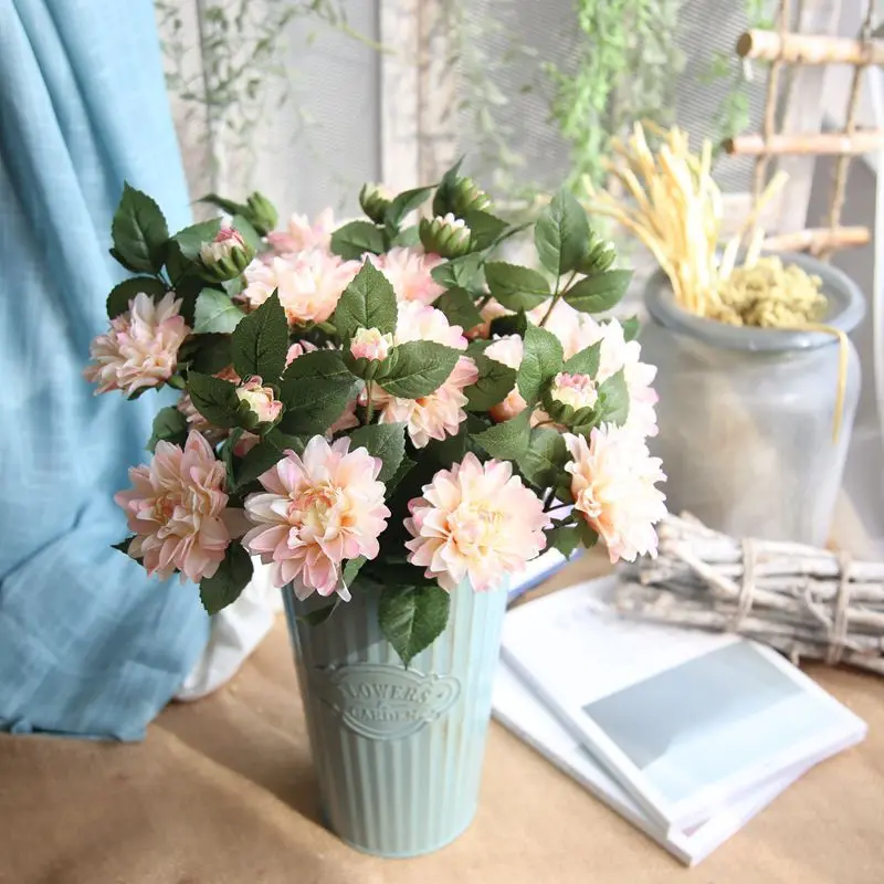 Zonaflor Artificial Flower Dahlia 1PC Spring Silk Party Balcony Home Decoration Valentine Day Gift Decorative Flower For Wedding Zonaflor Artificial Flower Dahlia 1PC Spring Silk Party Balcony Home Decoration Valentine Day Gift Decorative Flower For Wedding