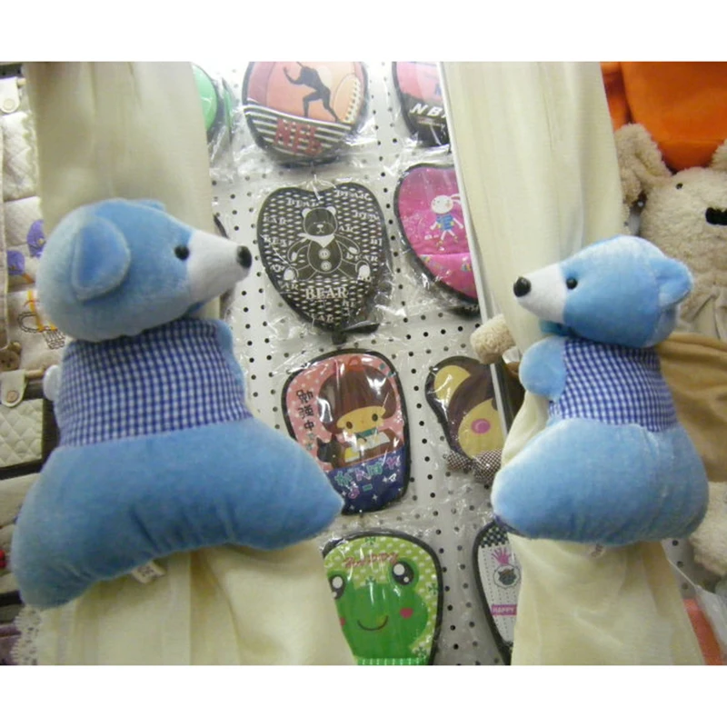 1 шт. зажим для штор с мультяшным медведем 3 цвета|curtain holder|curtain bucklebear curtain |