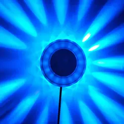 Красочные светодио дный Вращающийся Свет этапа прочный RGB мигалками для диско танцевальный зал КТВ Бар Сцене Клуба вечерние света ЕС plug