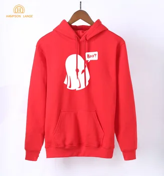 

Halloween Ghost Boo Print Kawaii Hoodies Women Sweatshirts 2020 Spring Autumn Warm Fleece Harajuku Long Sleeve Pullovers Hoody