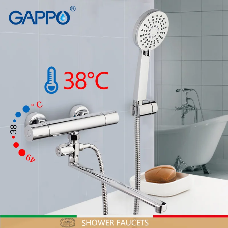 

GAPPO Bathtub faucet thermostatic shower mixers in-wall faucets shower faucet thermostatic thermostat taps