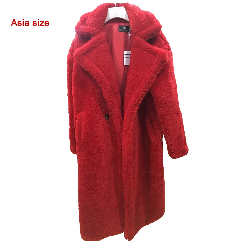2018 new women winter warm coat faux fur long hair design warm protected female long fur coat fluffy 3 colors S-M size