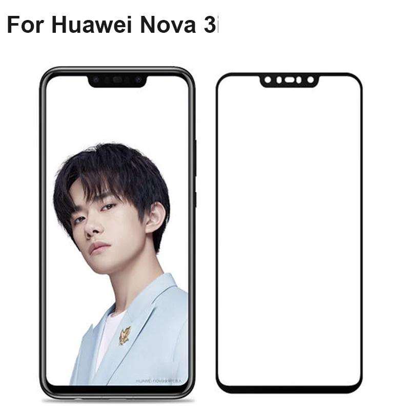 9 H ультратонкое закаленное стекло для huawei nova 3 nova 3 Полное покрытие Защитная пленка для экрана