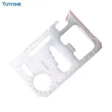 Мульти карманные инструменты 11 в 1 Охота выживания Camping военного кредитной карты Ножи 200 шт./лот