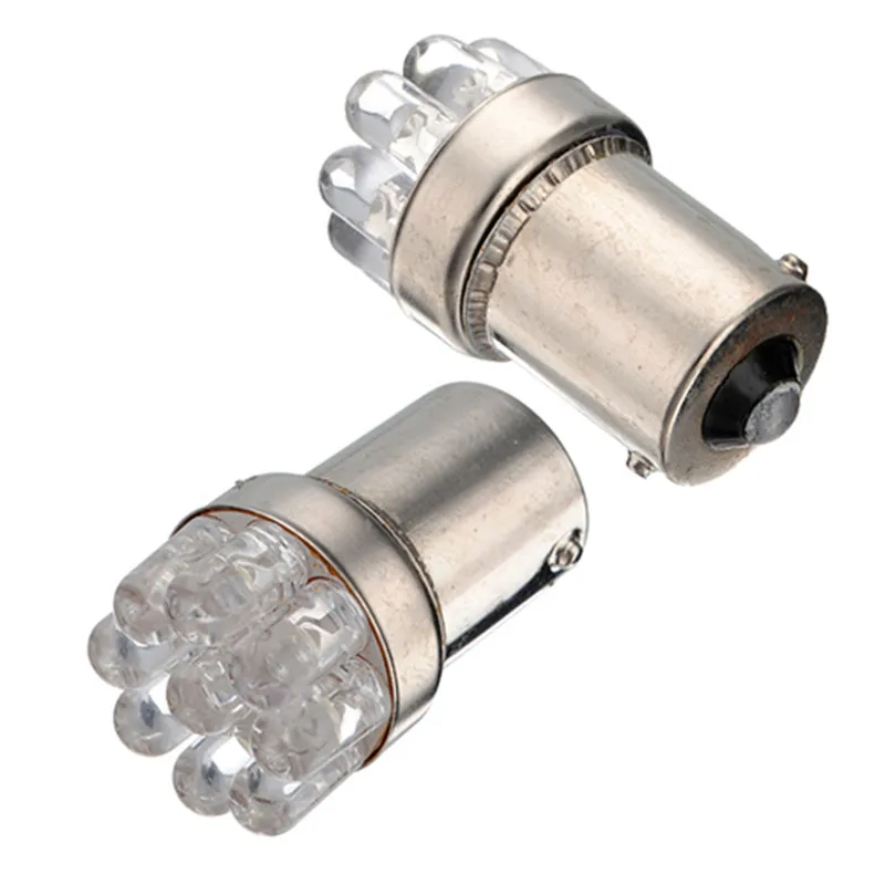 

2pcs BA15S 1156 P21W 9SMD LED Auto Car Light Source Tail Brake Turn Signal Parking Bulbs Lamp White DC12V