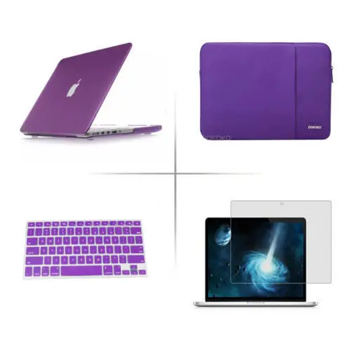 4в1 чехол для Apple Macbook Pro Air Retina Touch Bar 11 12 13 15 дюймов защита экрана + клавиатуры