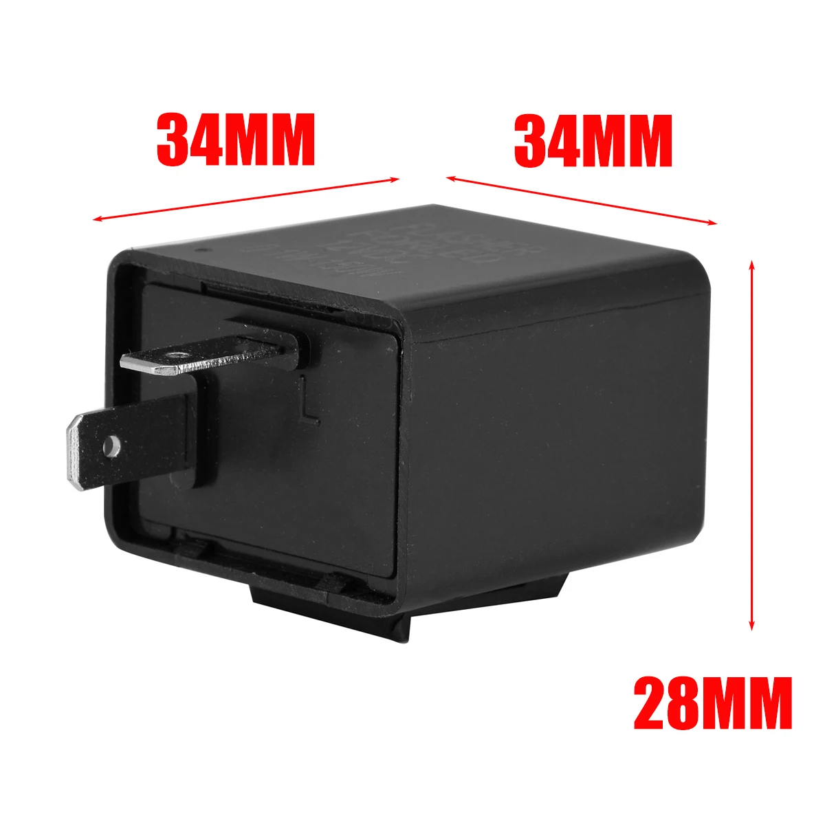Treyues 1pc 12V 2Pin Motorcycle Electronic LED Turn Signal Indicator Flasher Blinker Relay For Honda Kawasaki Suzuki