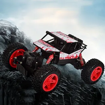 

RC Car 2.4G 4CH 4WD Rechargeable 2 Motor Drive Remote Control 1:18 Car Model Off-Road Racing Vehicle Toy Shipping From Russia