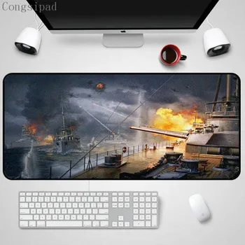 

Congsipad Hot Sale World of Warship Yamato Large Size 40x80cm Mousepad Mouse Pad Gaming Mousemat Anti-skid Rubber Game Mousepad