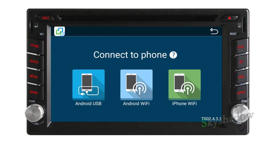 Excellent C500 4G SIM LTE Android 6.0 8 Core 2GB RAM For Universal 2 din Car DVD player GPS map Wifi Bluetooth RDS Radio For Nissan 15
