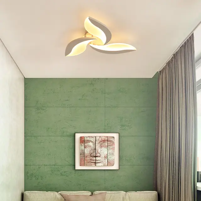 Surface Mounted Ceiling Lights For Living Room Bedroom Ceiling Lamp Acrylic Body Lampe Plafond For 8 35m