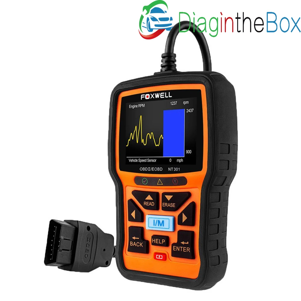 

FOXWELL NT301 OBD2 Automotive Scanner Car Engine Analyzer Code Reader Live Date Universal EOBD OBDII obd 2 Auto Diagnostic Tool
