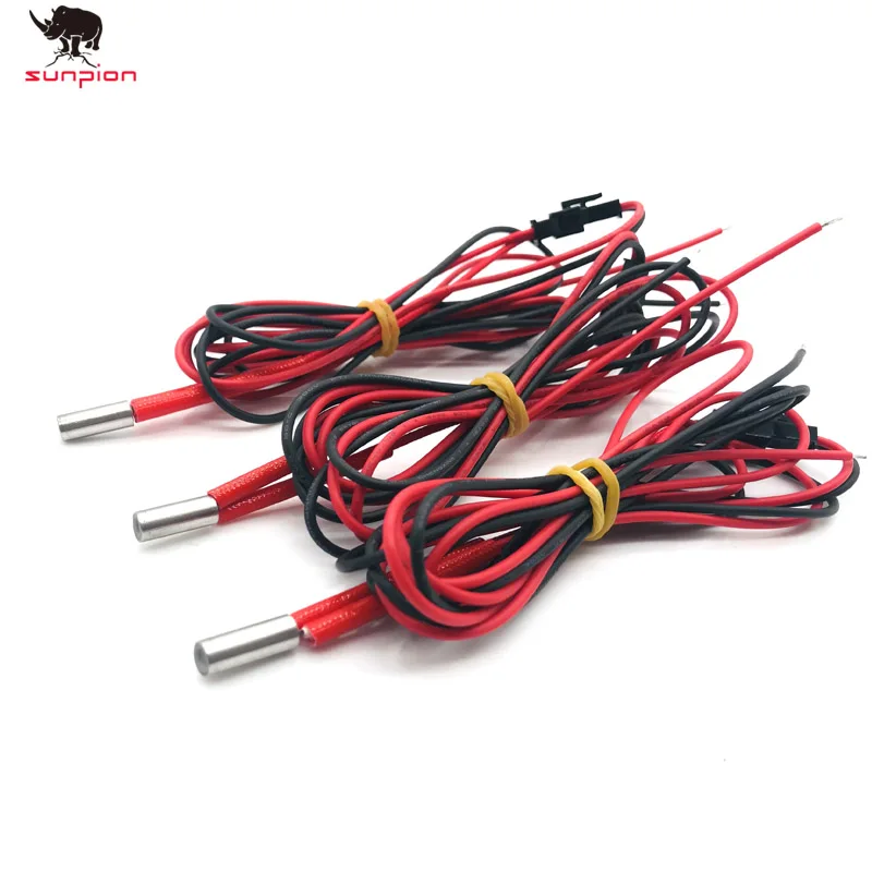 2pcs12V30W 24v40w Ceramic Cartridge Heater 6mm*15mm For Extruder 3D Printers Parts Heating Tube Heat 3d printer Accessories xcr3d extruder 3d printer parts 3 in 1 out print head colour mixture 12 24v heater 0 4 1 75mm for pla abs multi color