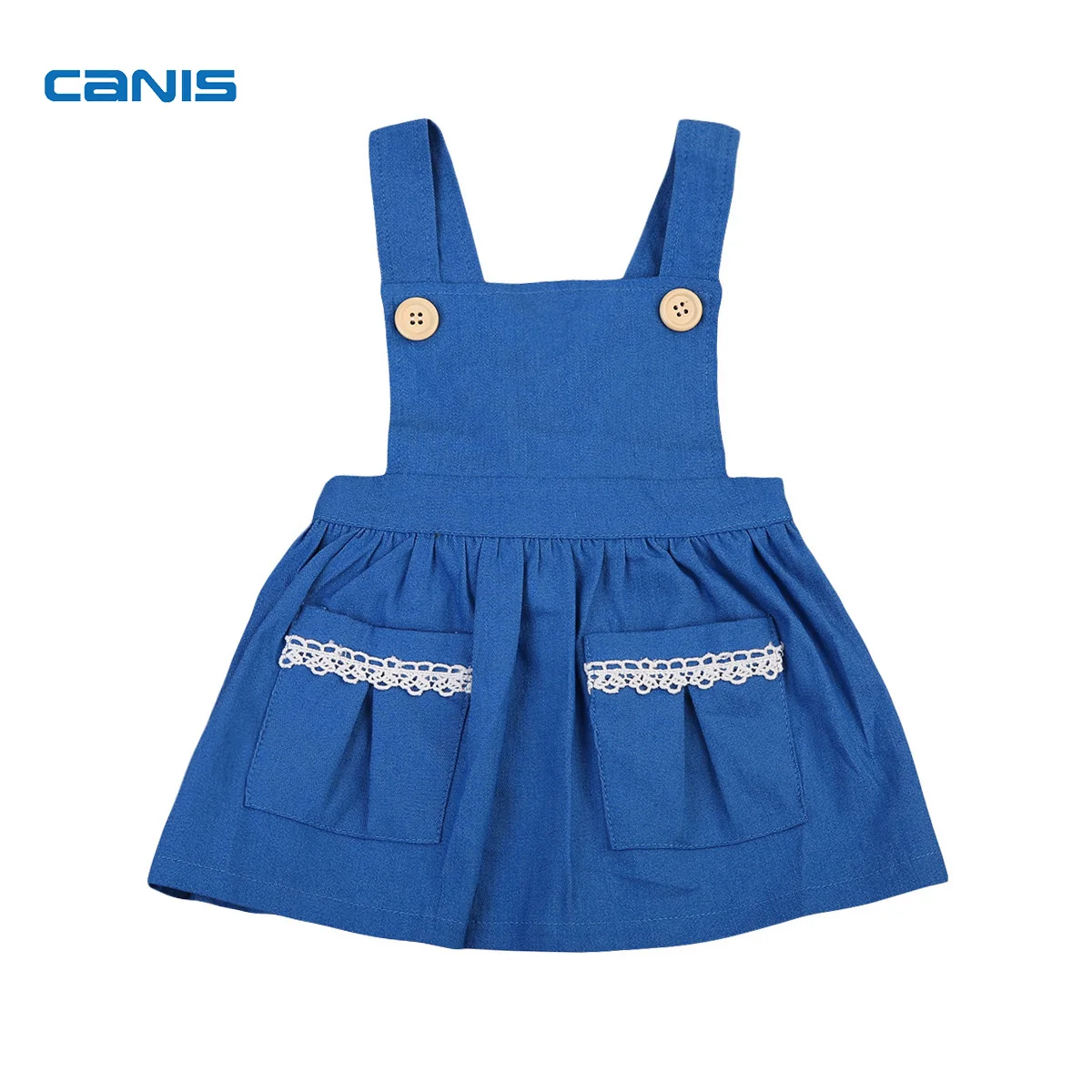 Princess Kids Toddler Girl Denim Dress Kid Little Girl Suspender