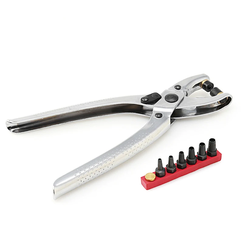

Pliers + 100 Pcs Eyelets Grommets Setting Setter Kit For Shoes Bags Leather Belt