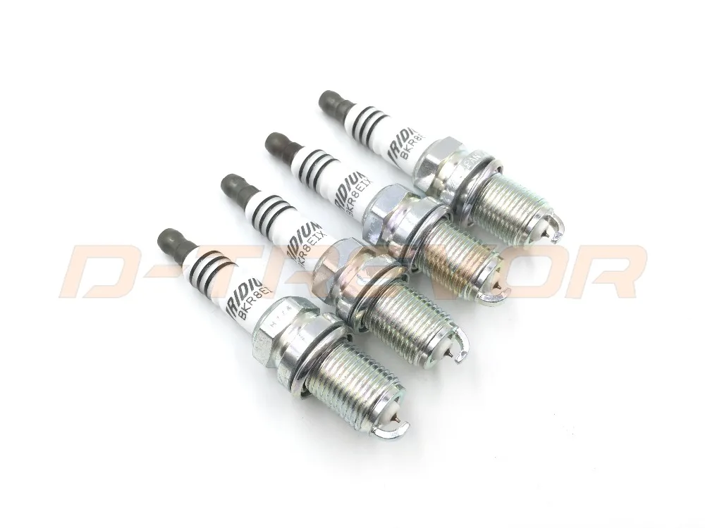 

Iridium IX Spark Plugs BKR8EIX Colder Heat Range 8 for Ford Jaguar Lotus Porsche Rover Saab Volvo BKR8EIX 2668