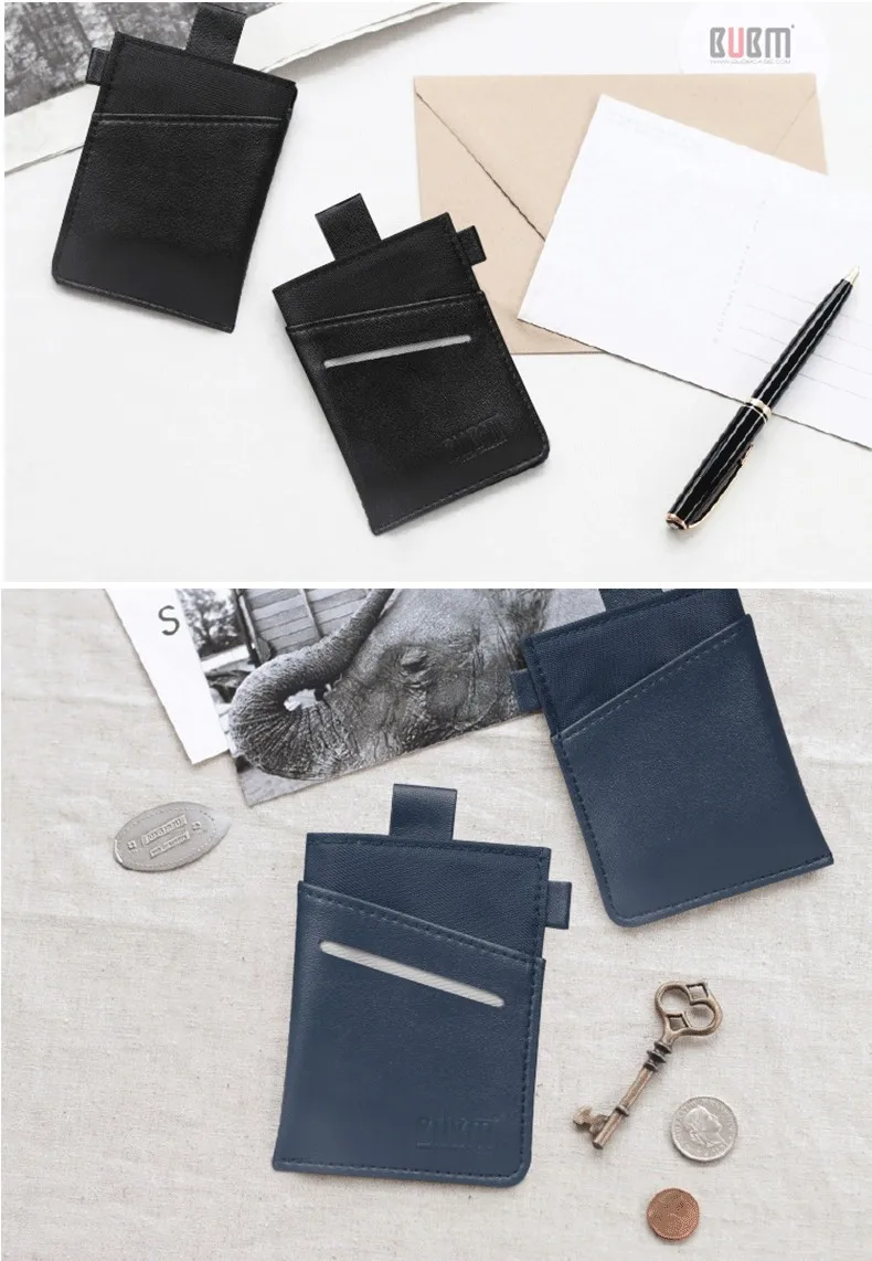 BUBM Men and Women Removable Cards Holders Bag Storage Organizor Pouch Money Change Key Bag