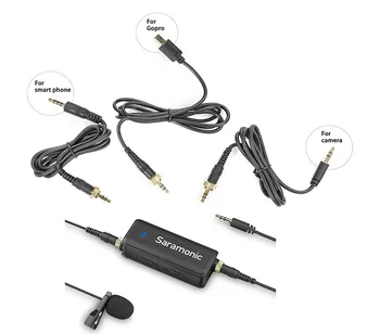 

Saramonic "LavMic" Premium Lavalier Microphone with 2-Channel Audio Mixer and Outputs for iPhone/Android Smartphones, GoPro, DSL