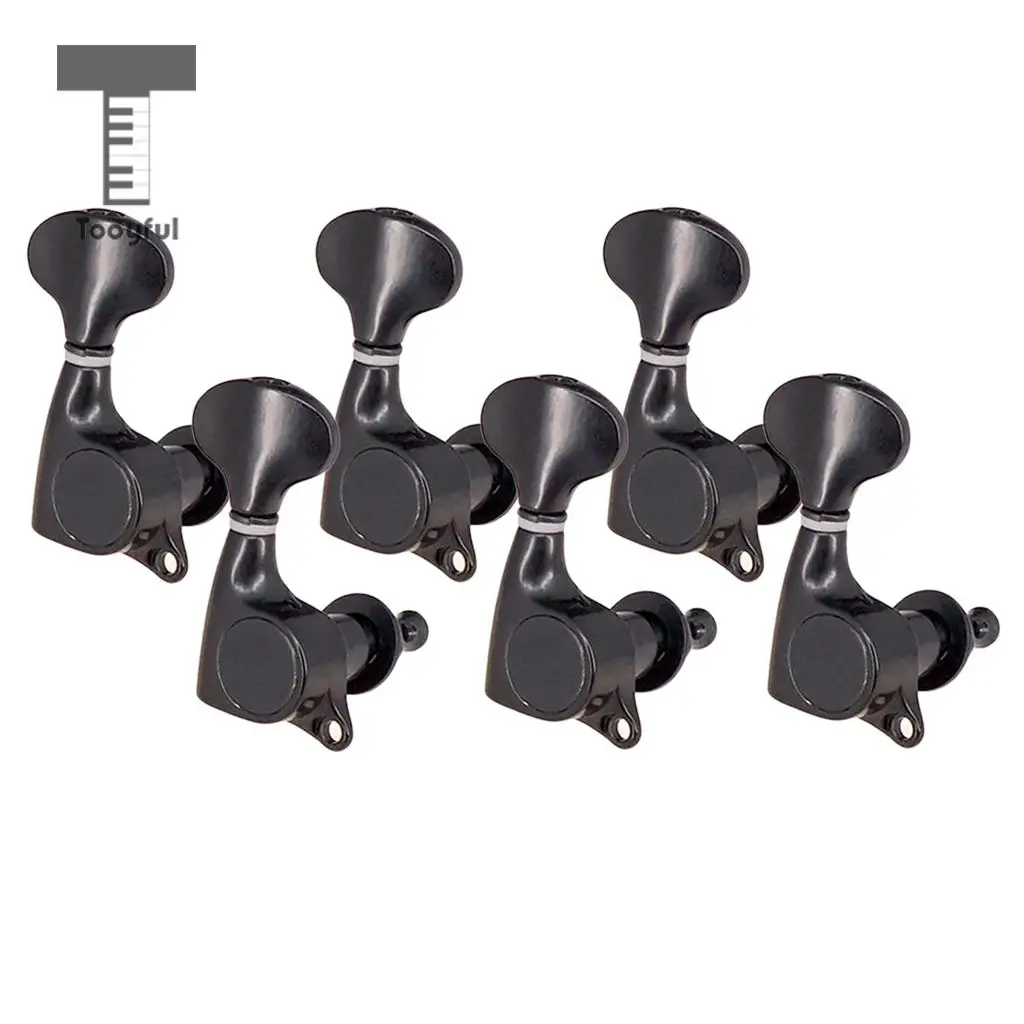 Tooyful Pack of 6 Right Full Closed Machine Heads Tuning Pegs Tuners