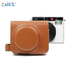 Caiul leica leica, емкость искусственная кожа сумка для фотокамеры с ремнями мгновенное плечо мешки камеры
