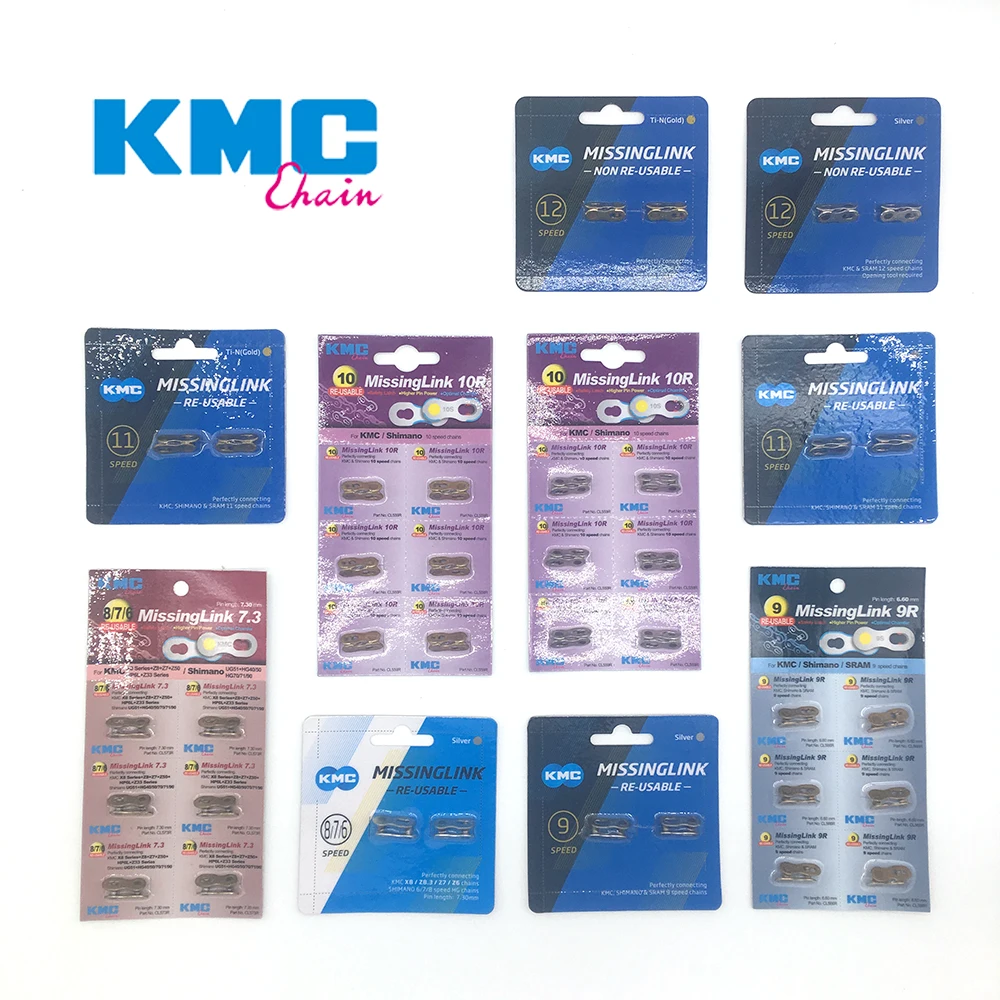 

KMC Chain magic buckle 11 speed silver gold KMC Missing Link Bicycle Chain Link 6/7/8s 9s 10s 11s 12S bicycle quick magic button