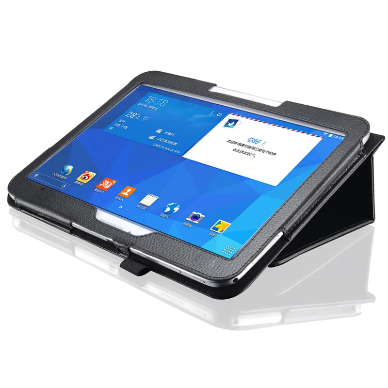 Планшет из искусственной кожи чехол для samsung Galaxy Tab 3 10," Чехол модель GT-P5200 P5200 P5220 P5210 подставка откидная крышка TAB 4 10,1 SM-T530