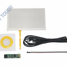 7 дюймовый 4-проводной резистивный Сенсорный экран Панель с USB Управление комплект для AT070TN90/92 94 ЖК-дисплей Панель