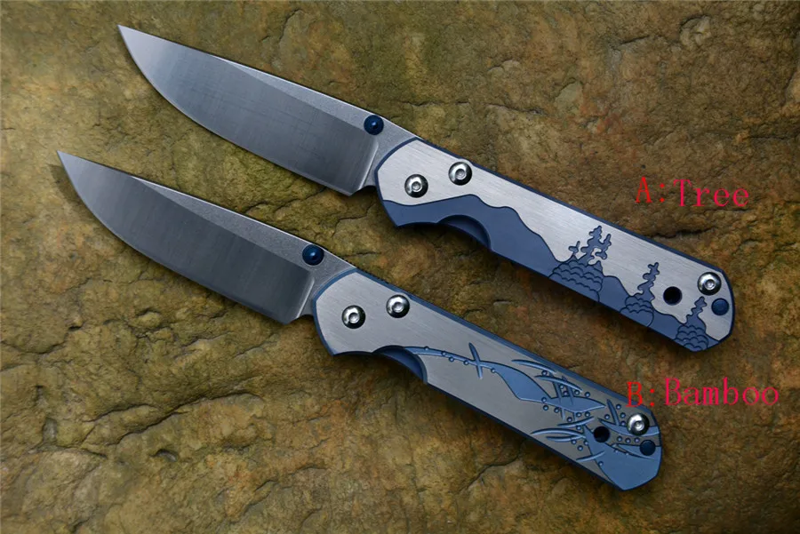 Продажа D2 раза Ножи лезвие 2 узор Титан ручки CR Малый Sebenza 21 карман Ножи выживания Охота Ножи Тактический подарок посылка